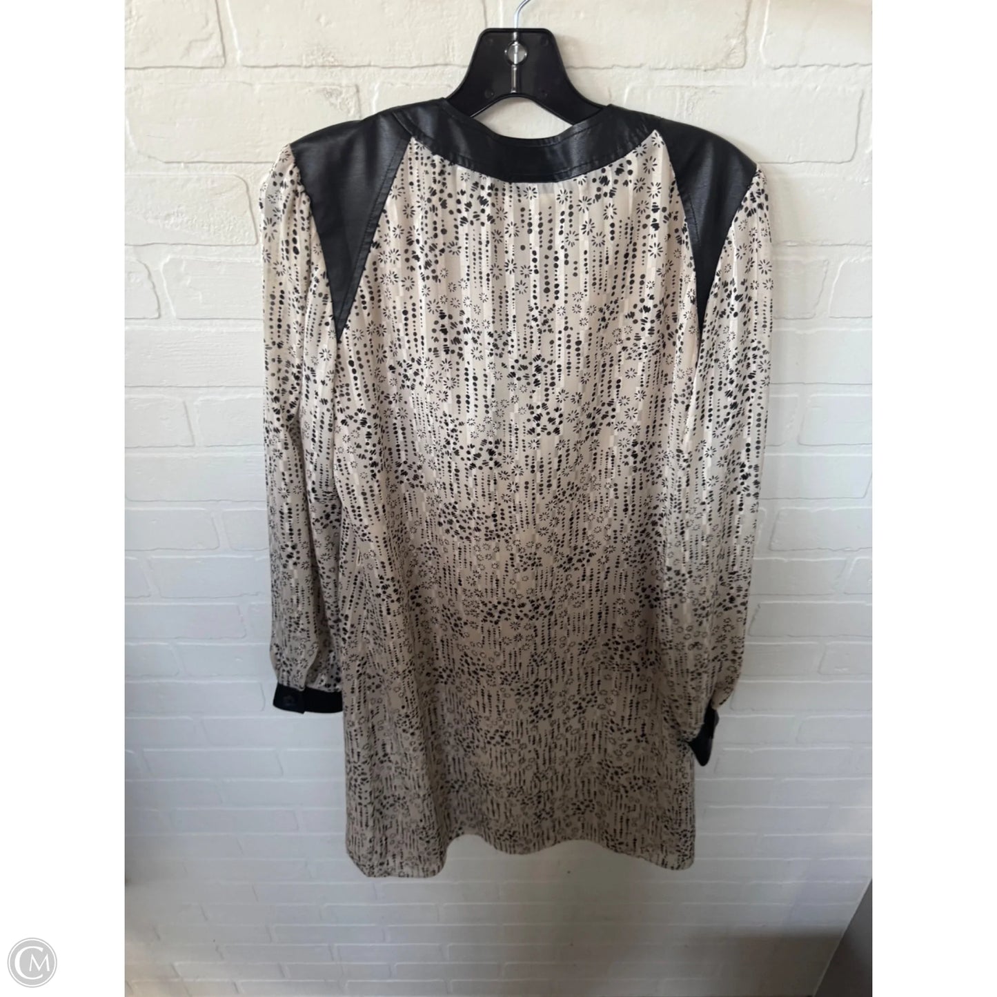 Dress Work By Cabi In Black & Tan, Size: M