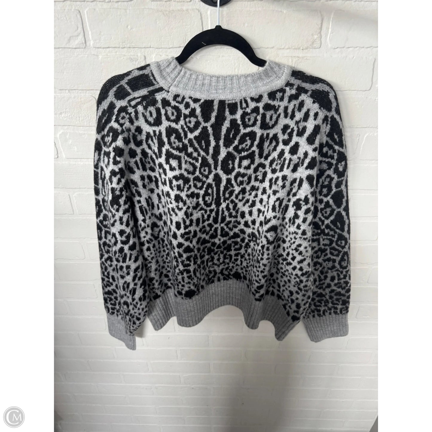Sweater By Truth In Black & Grey, Size: Xl