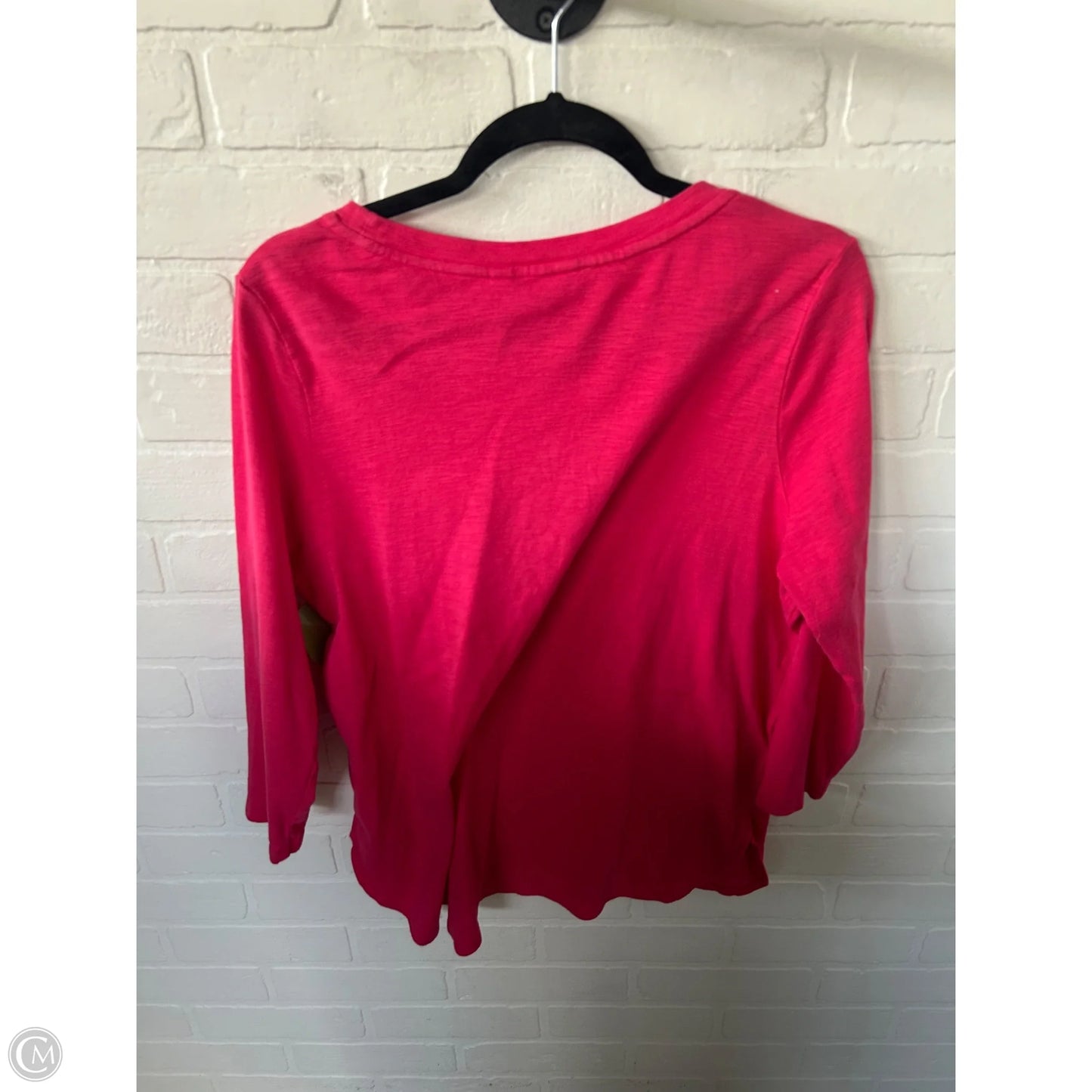 Top Long Sleeve Basic By Tommy Bahama In Pink, Size: Xl