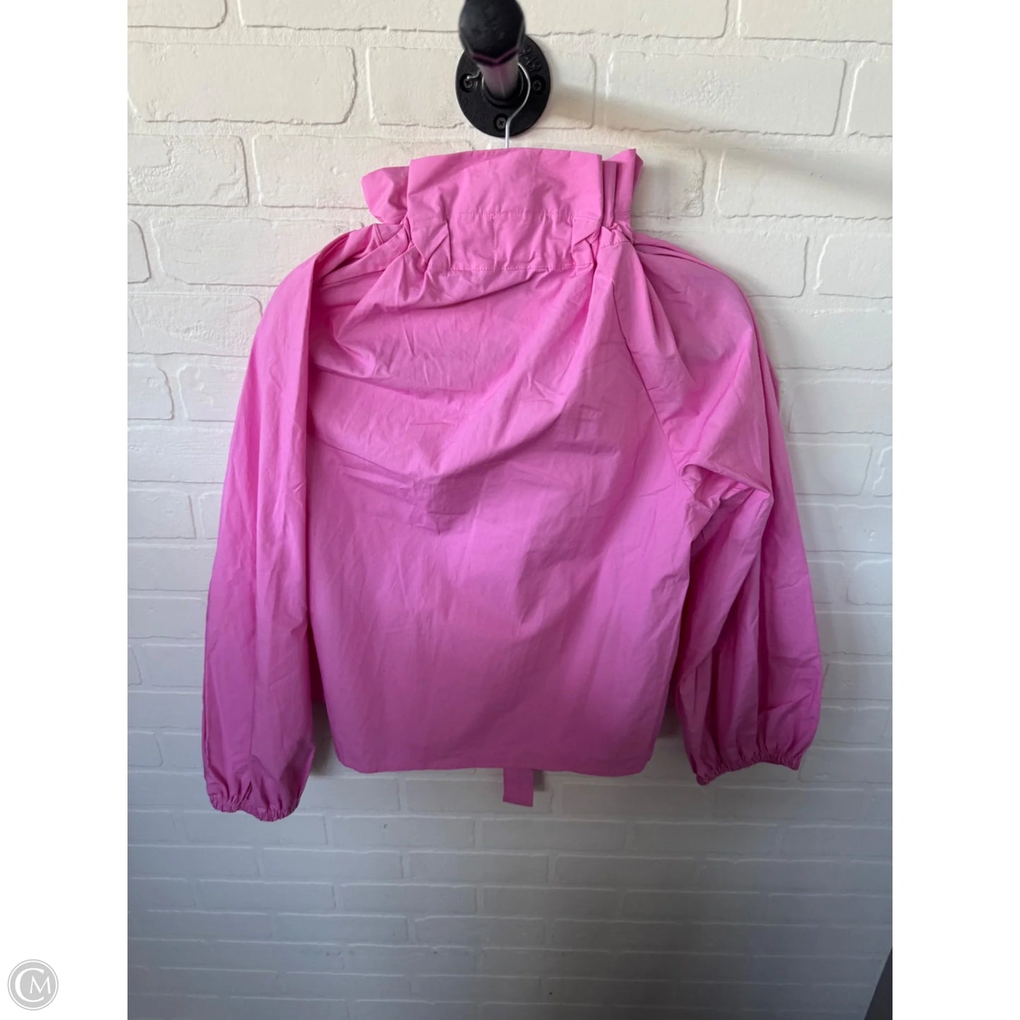 Top Long Sleeve By Free Assembly In Pink, Size: M