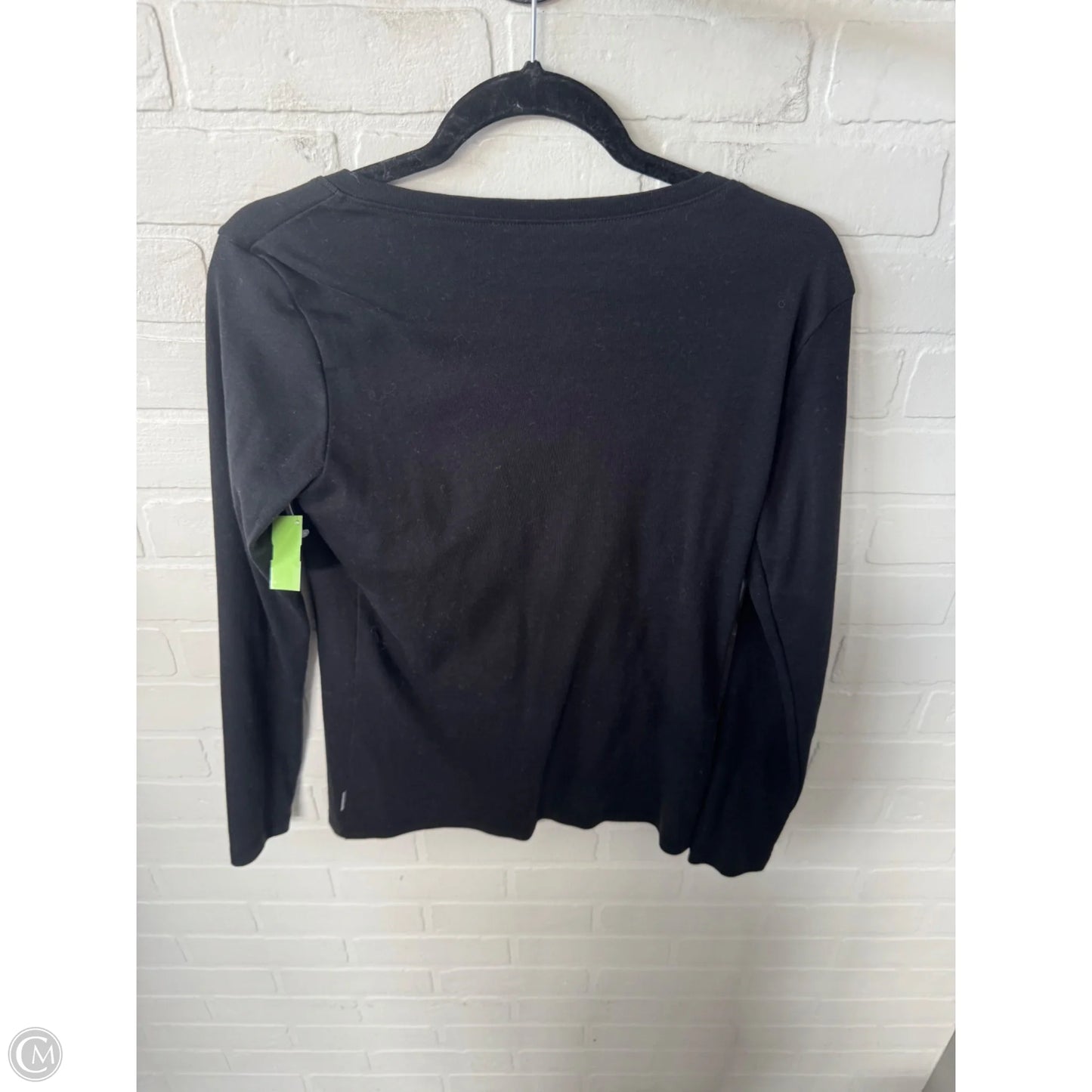 Top Long Sleeve Basic By Eddie Bauer In Black, Size: L