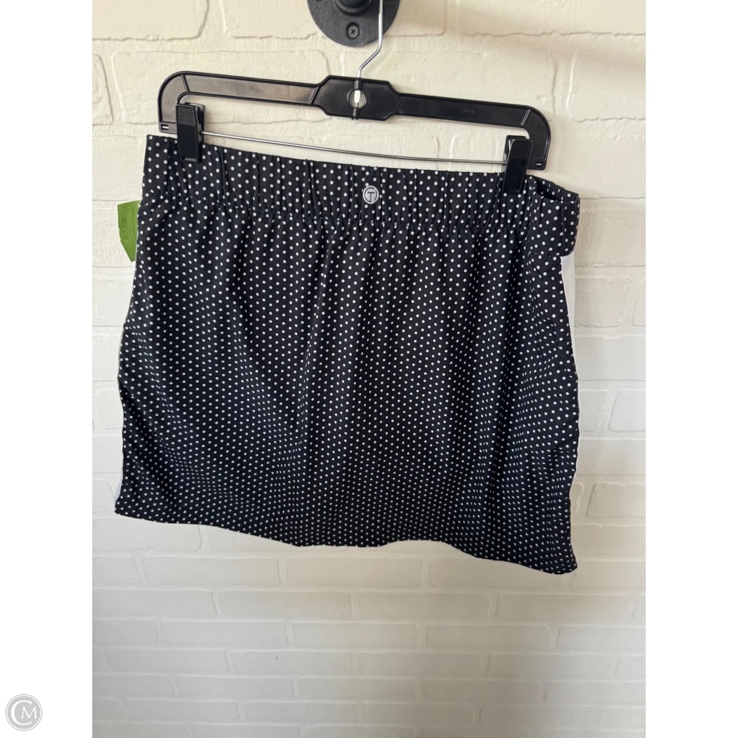 Skort By Talbots In Black & White, Size: 12