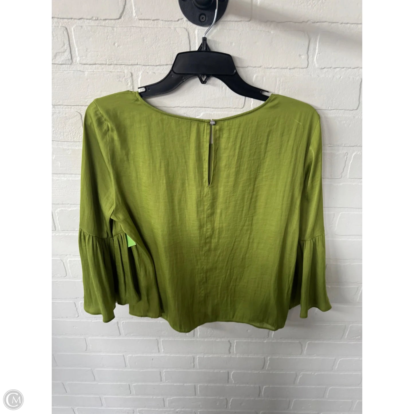 Top 3/4 Sleeve By Vince Camuto In Green, Size: S