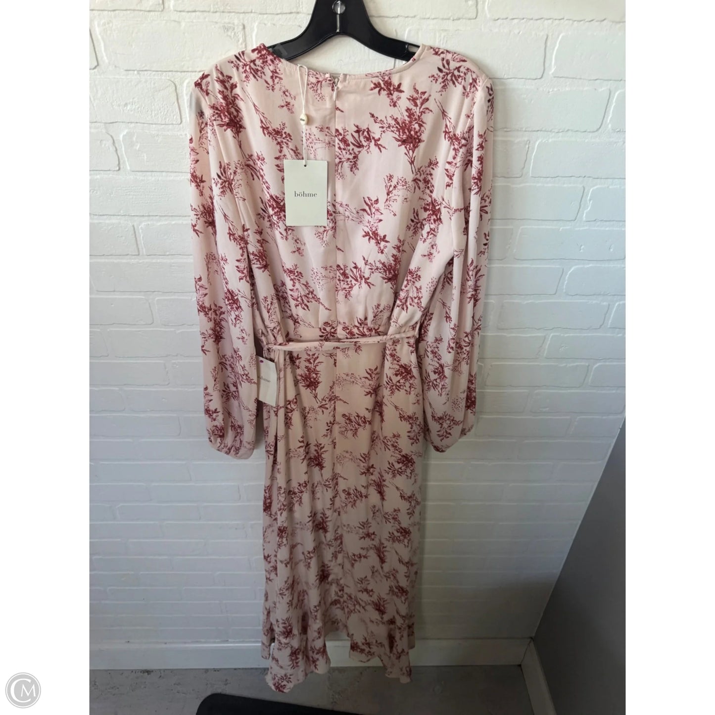 Dress Casual Maxi By Bohme In Peach, Size: L