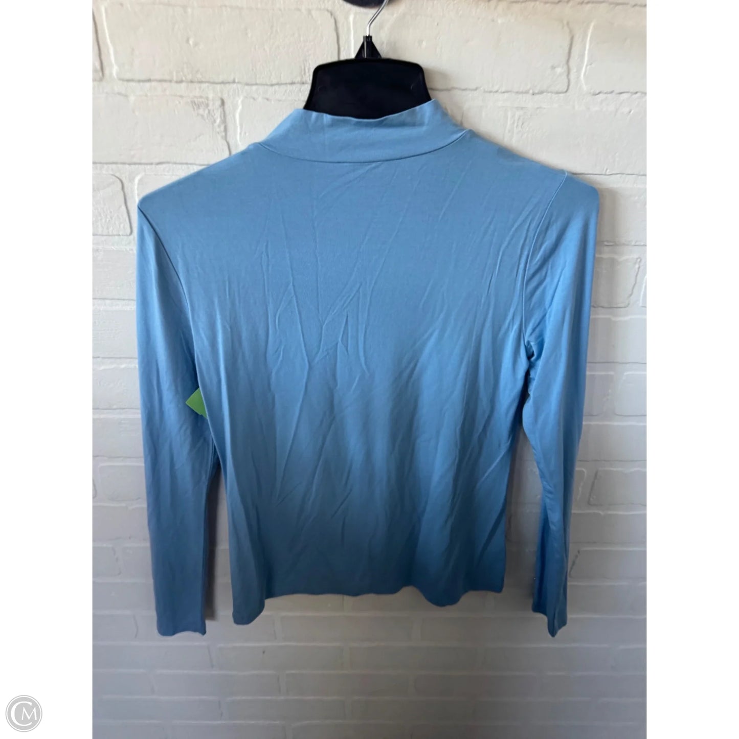 Top Long Sleeve By Ann Taylor In Blue, Size: S