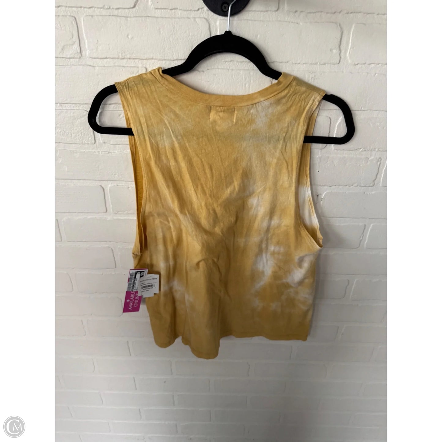 Top Sleeveless Basic By Project Social Tee In Yellow, Size: L