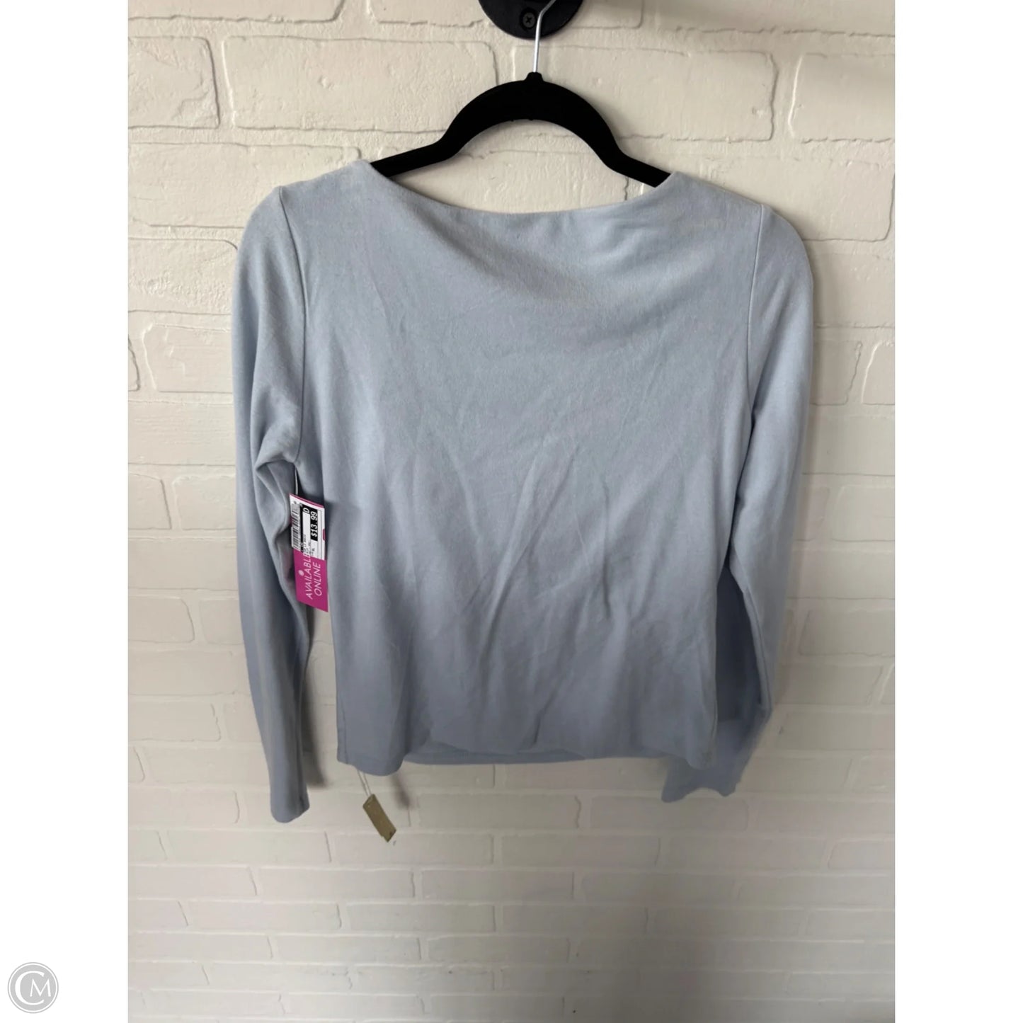 Top Long Sleeve Basic By Cmc In Blue, Size: Xl