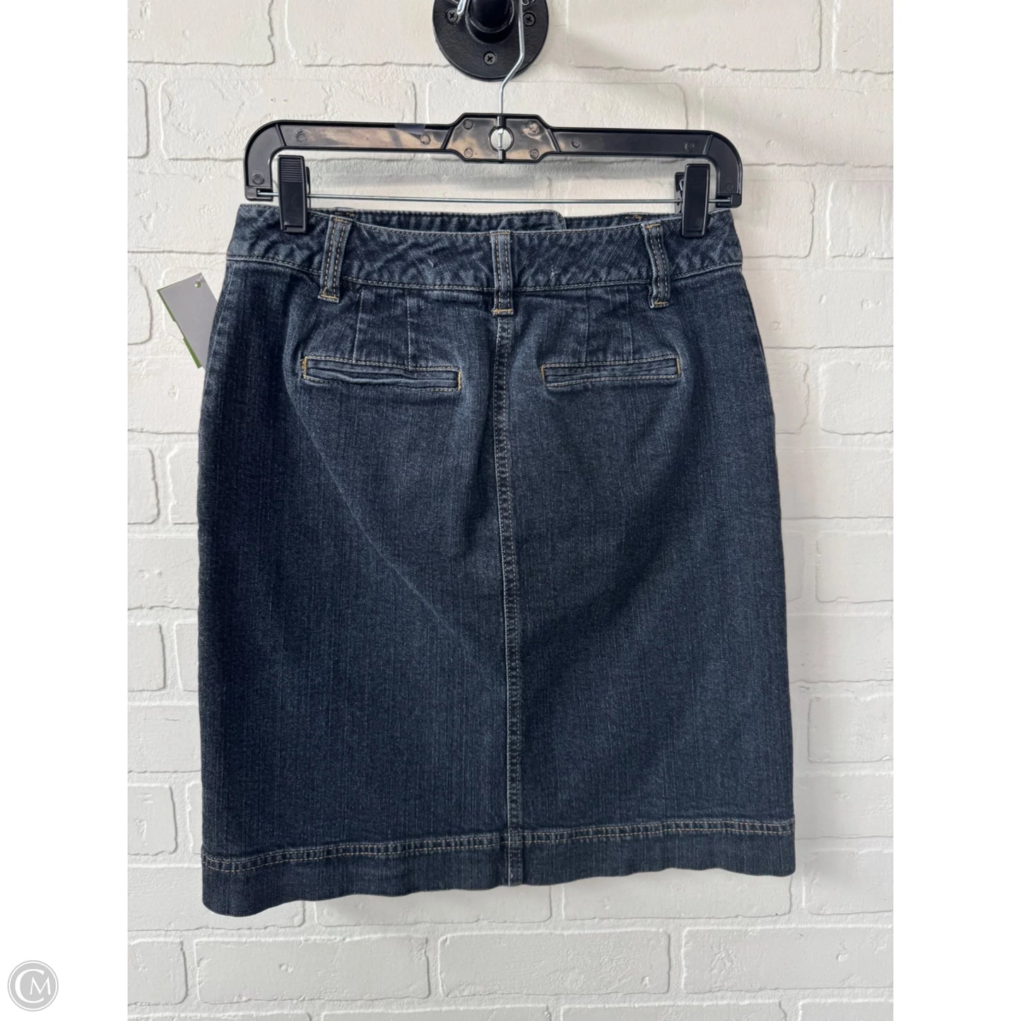 Skirt Mini & Short By Ann Taylor In Blue Denim, Size: 2p