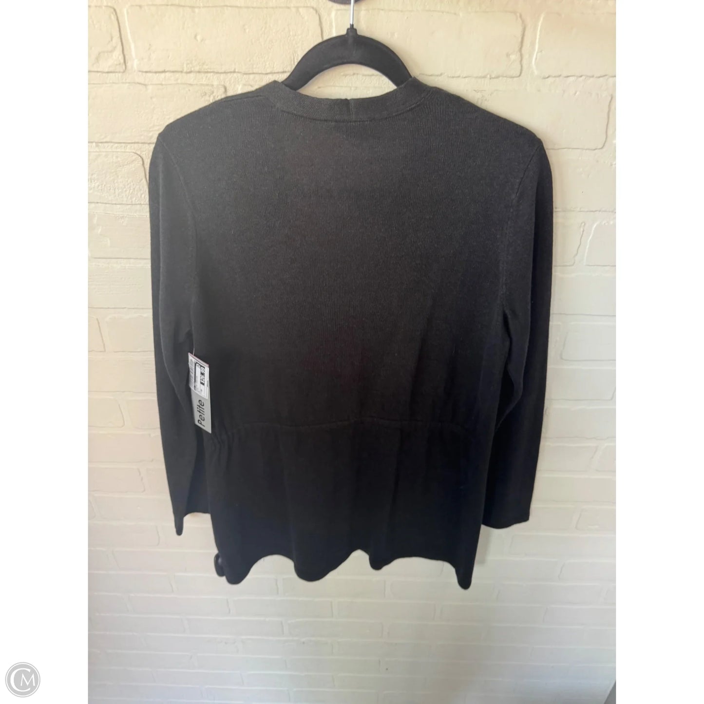 Sweater Cardigan By J. Jill In Black, Size: Mp