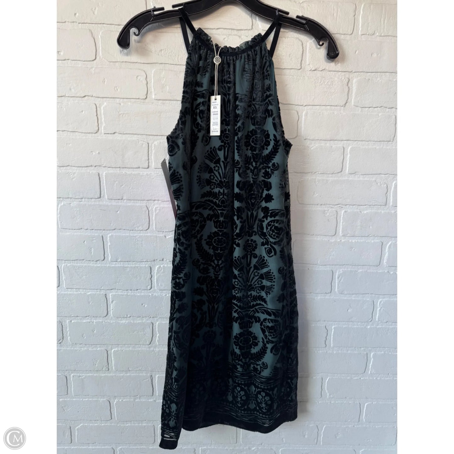 Dress Party Short By Max Studio In Black & Green, Size: Xs