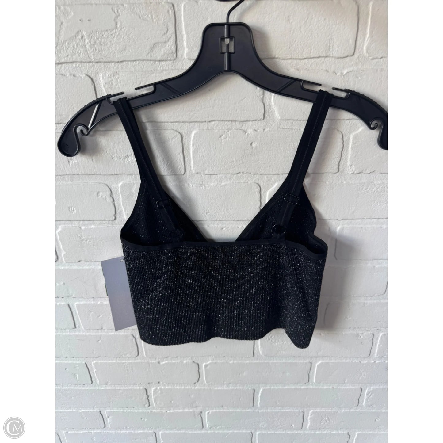 Top Cami By Out From Under In Black & Silver, Size: M