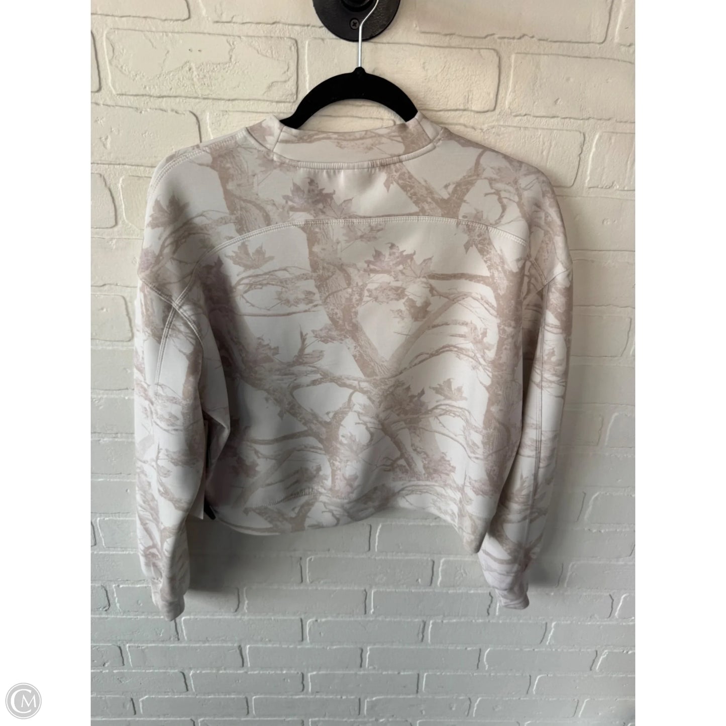 Sweatshirt Crewneck By As Revival In Cream & Tan, Size: Xxs