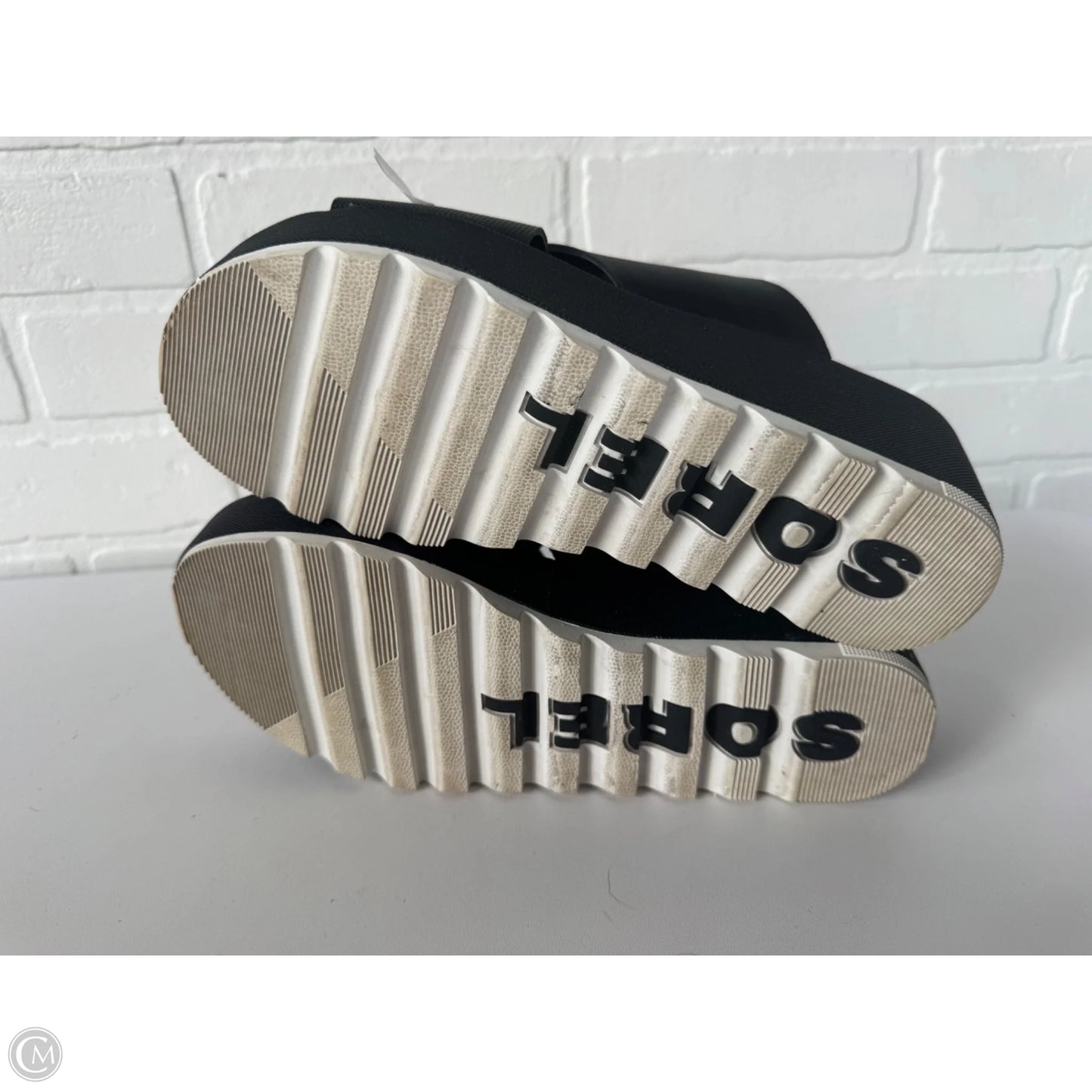 Sandals Flats By Sorel In Black, Size: 8