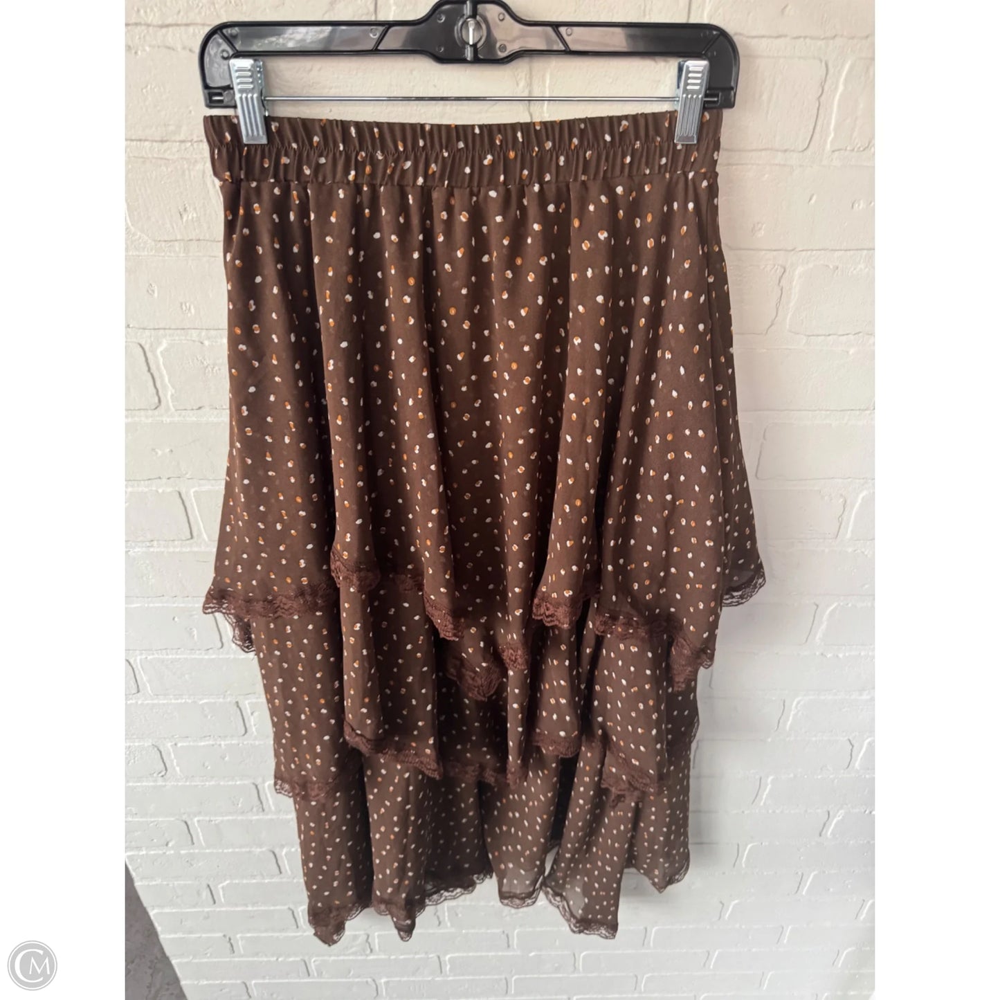 Skirt Maxi By Clothes Mentor In Brown, Size: 8