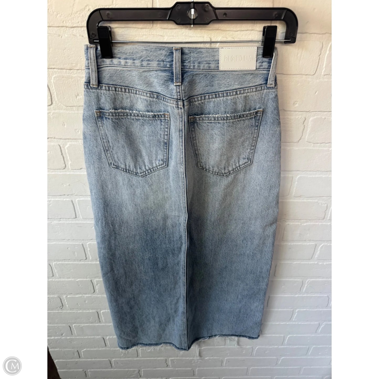 Skirt Midi By Pistola In Blue Denim, Size: 2