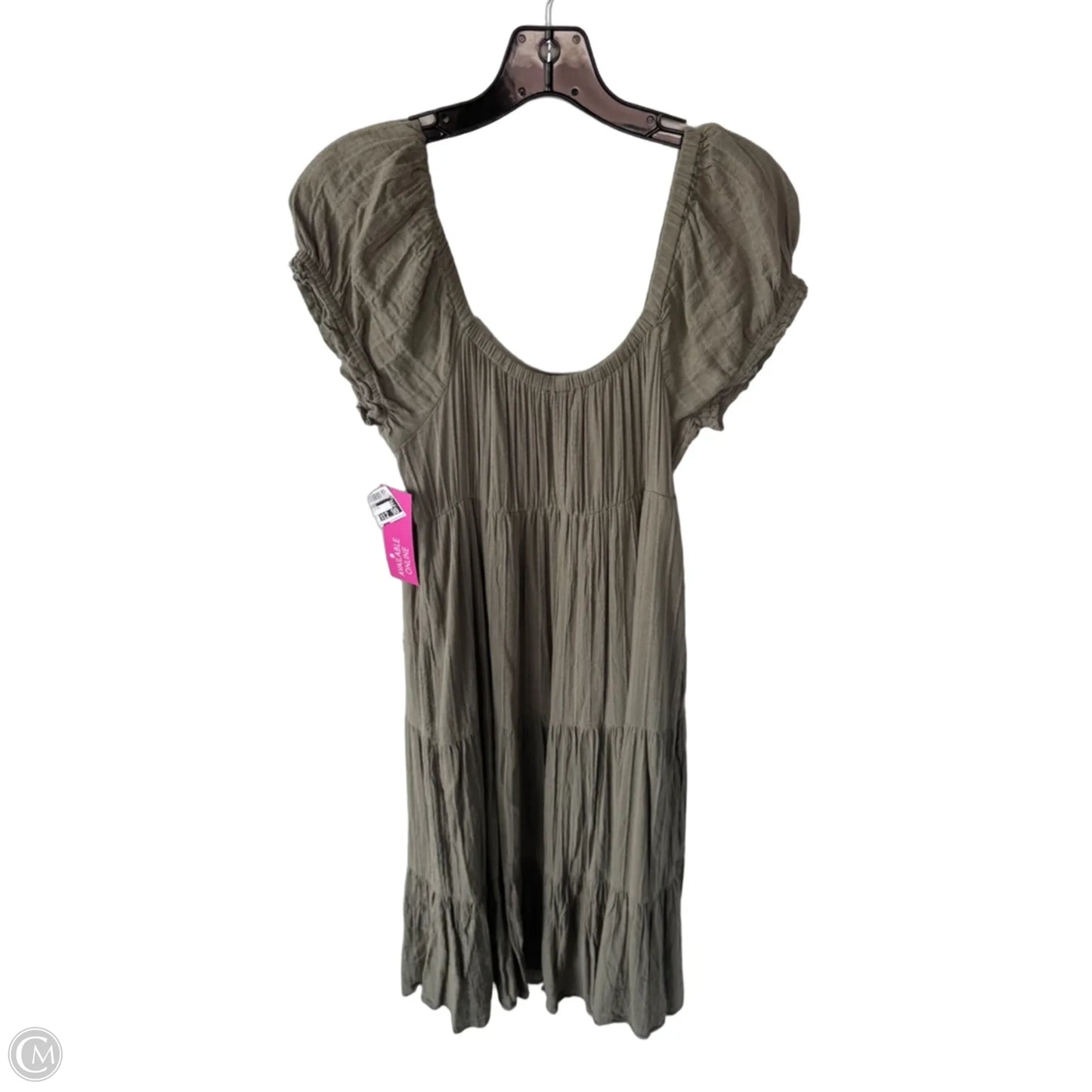 Dress Casual Midi By American Eagle In Green, Size: M