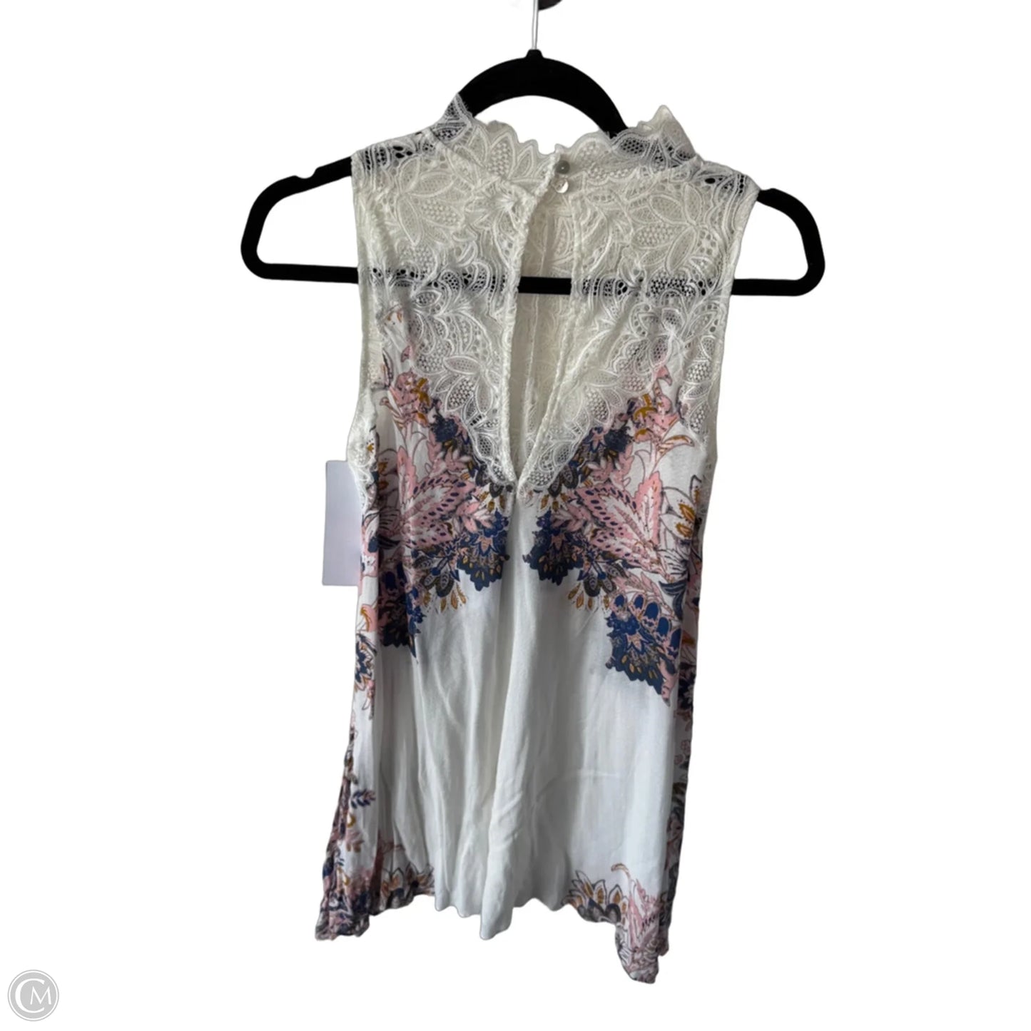 Tunic Sleeveless By Free People In Pink & White, Size: Xs