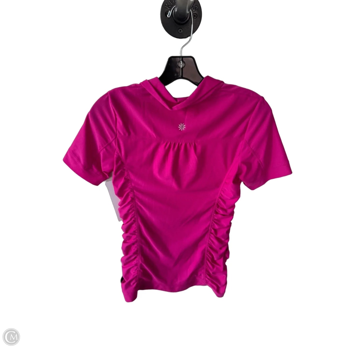 Athletic Top Short Sleeve By Athleta In Pink, Size: Xxs