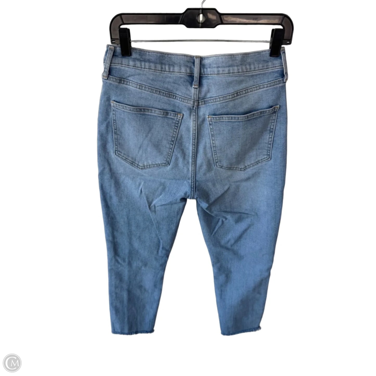 Jeans Straight By Gap In Blue Denim, Size: 8