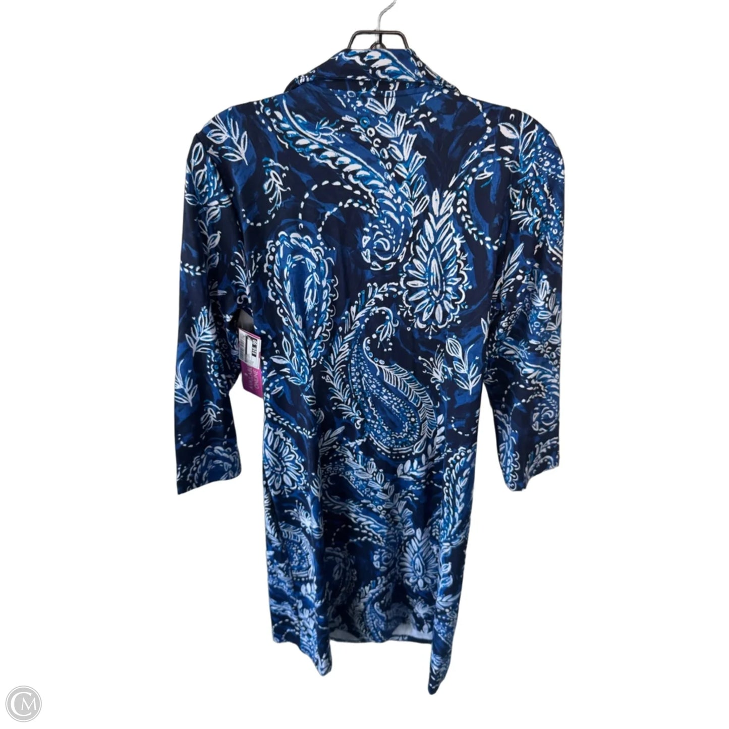 Dress Work By Talbots In Blue & White, Size: M