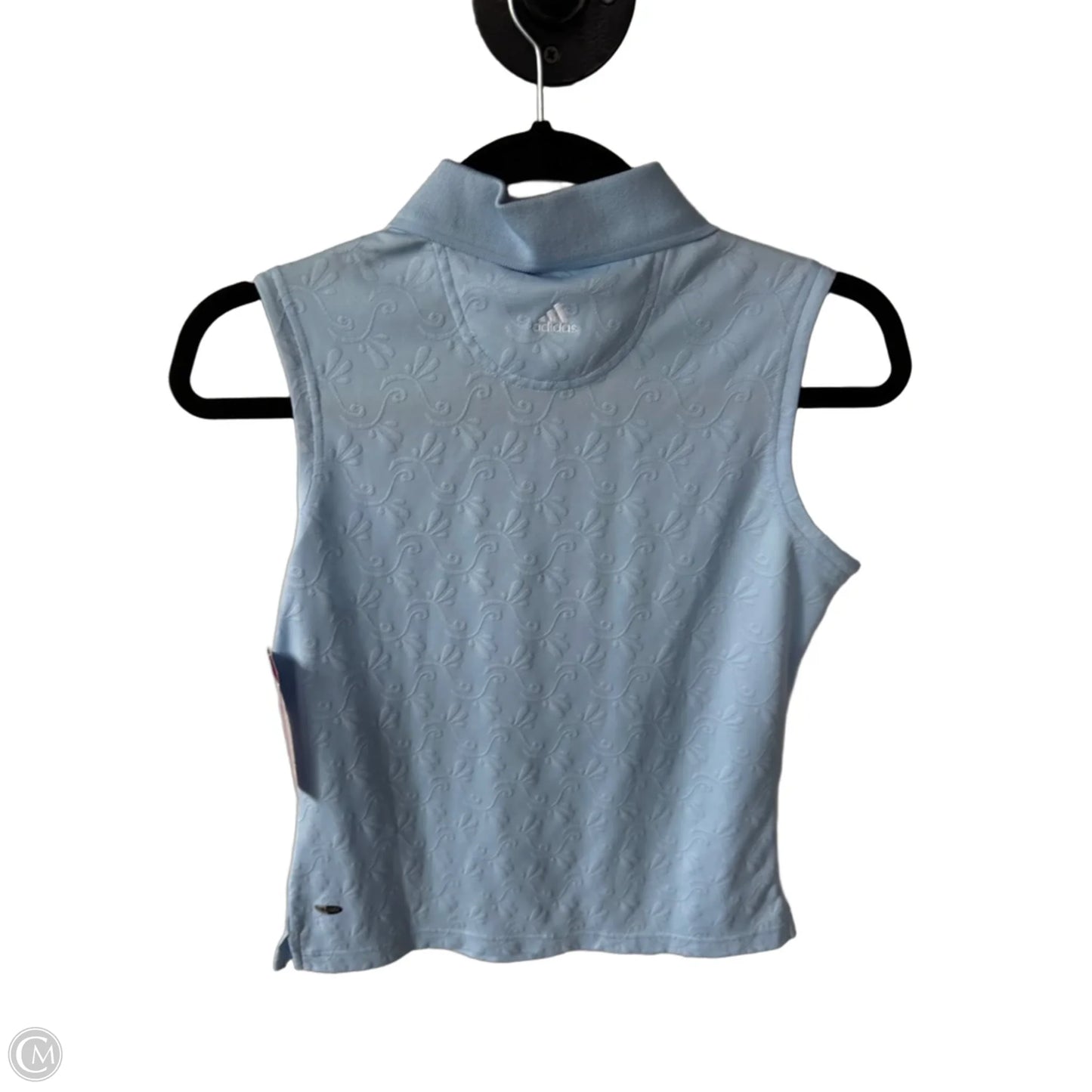 Athletic Tank Top By Adidas In Blue, Size: S