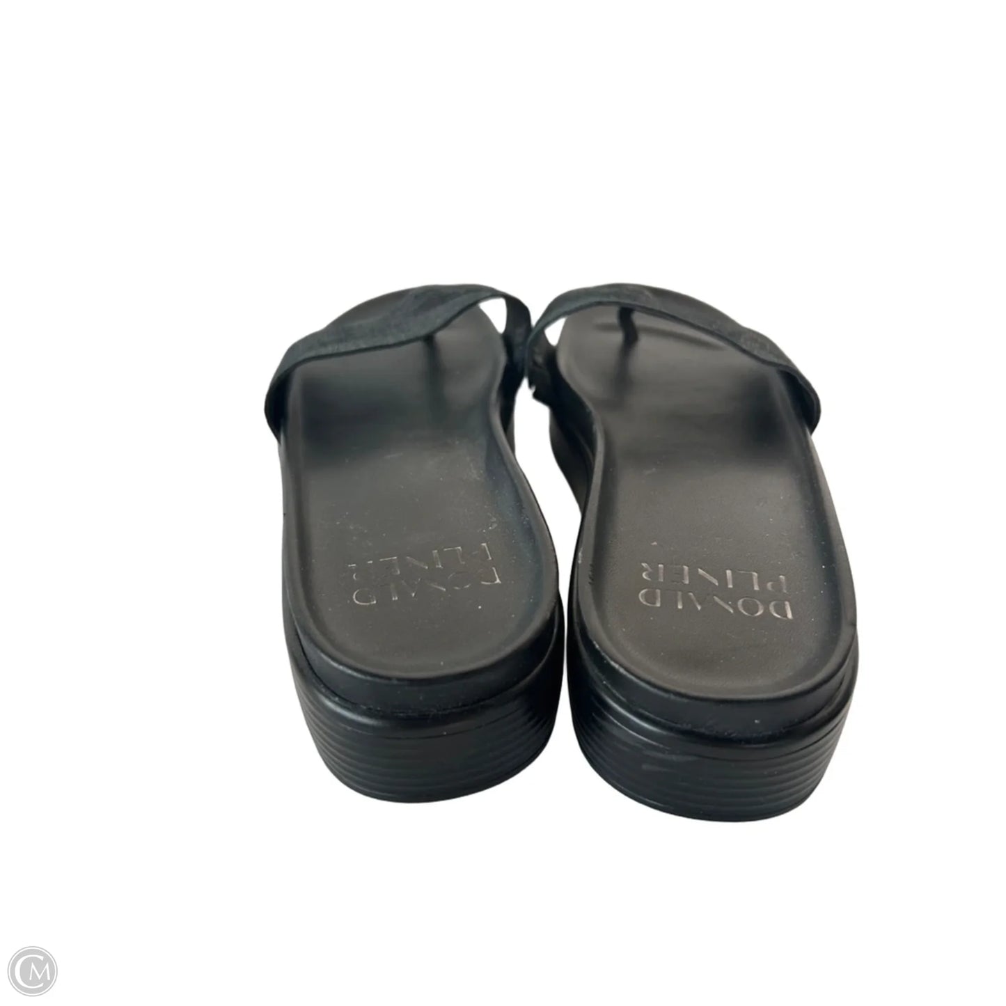 Sandals Flats By Donald Pliner In Black, Size: 8