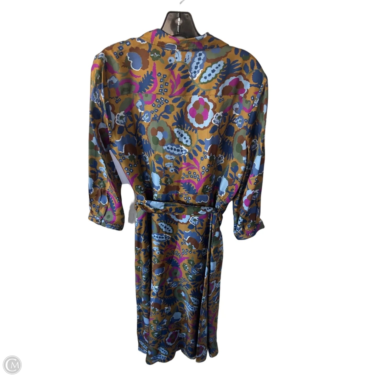 Dress Casual Maxi By J Mclaughlin In Blue & Tan, Size: M