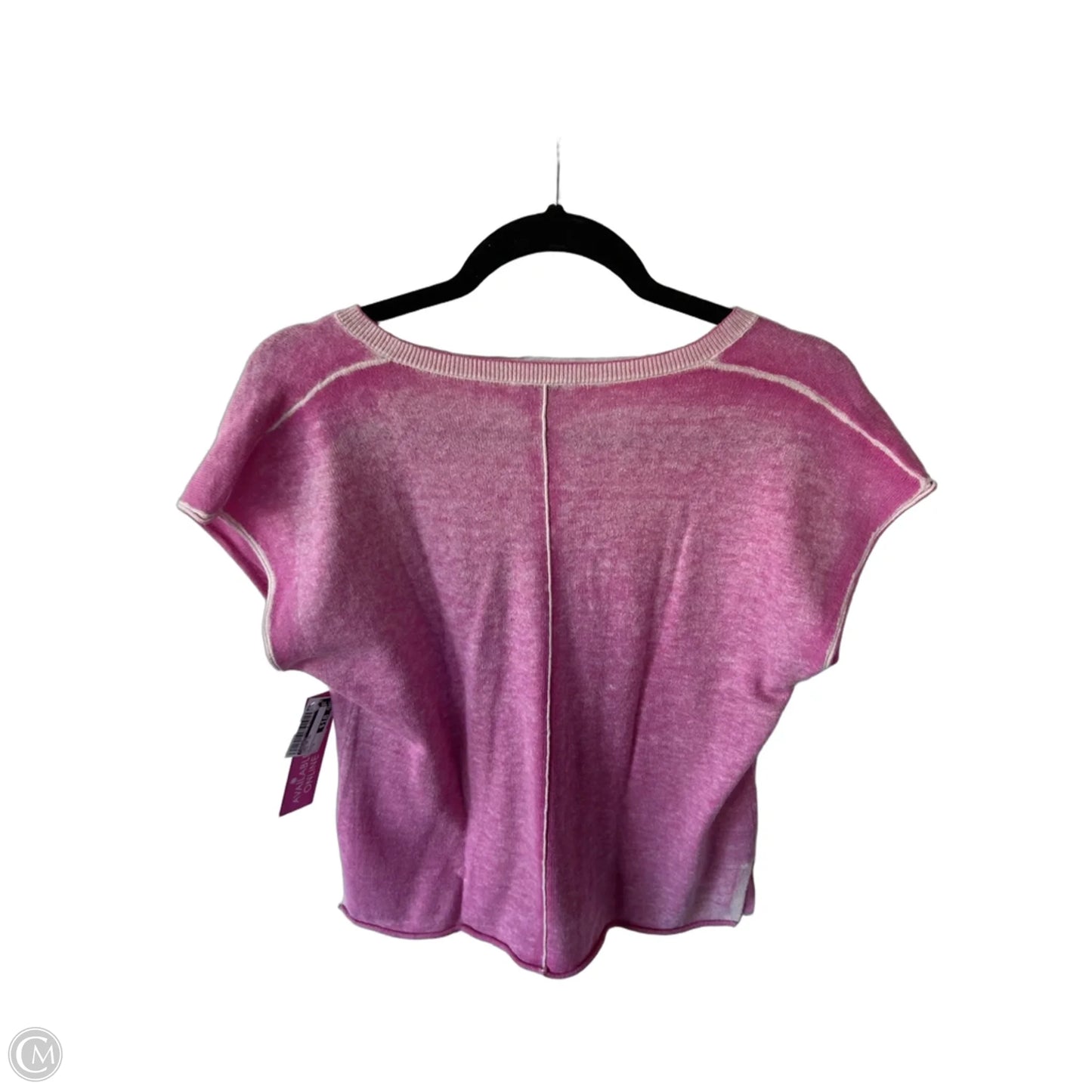 Sweater Short Sleeve By Sundance In Pink, Size: S