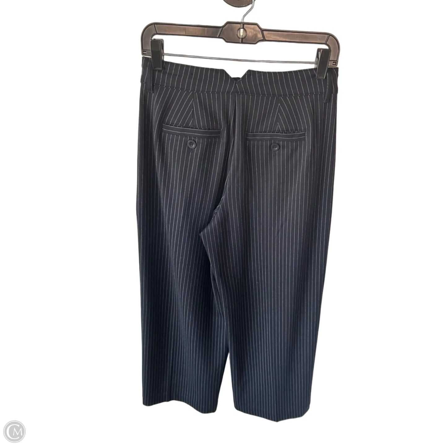 Pants Wide Leg By Liverpool In Blue & White, Size: 2