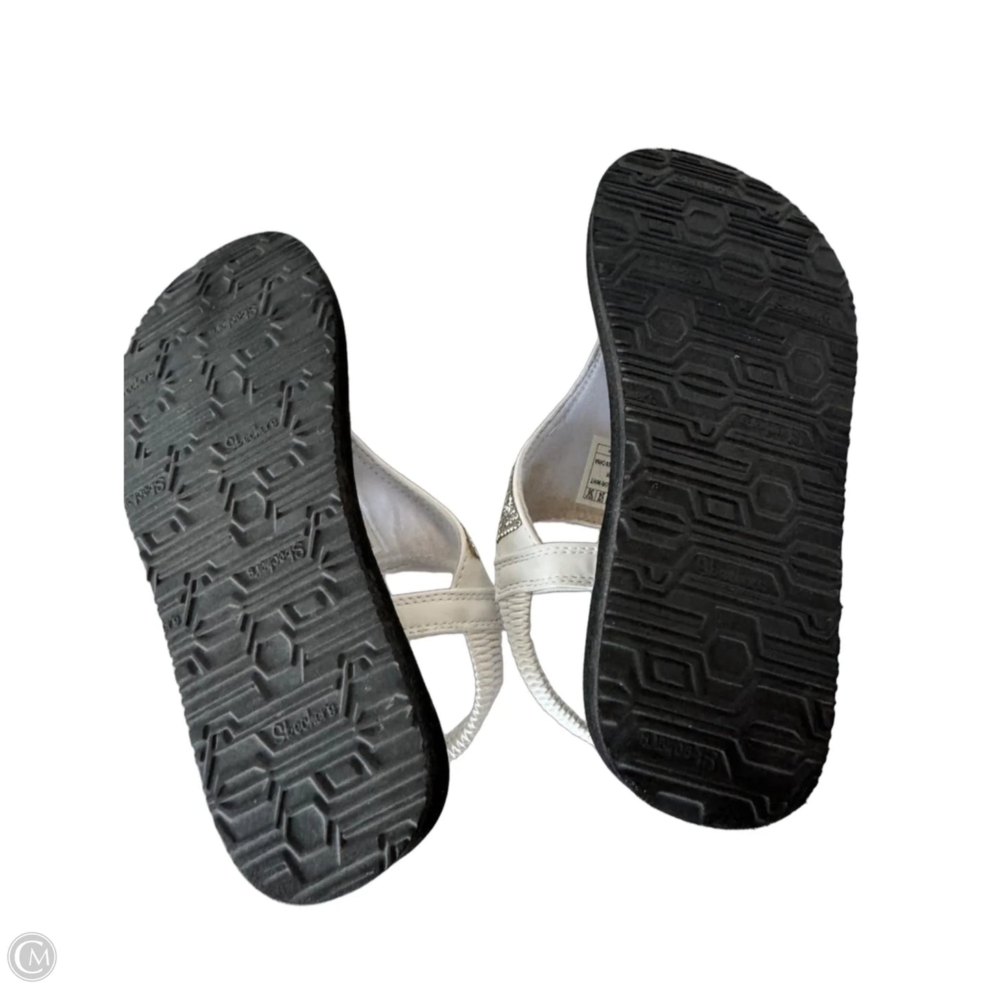 Sandals Flats By Skechers In White, Size: 7