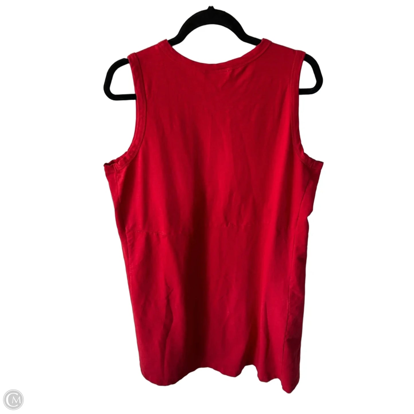 Dress Casual Midi By Chicos In Red, Size: Xl