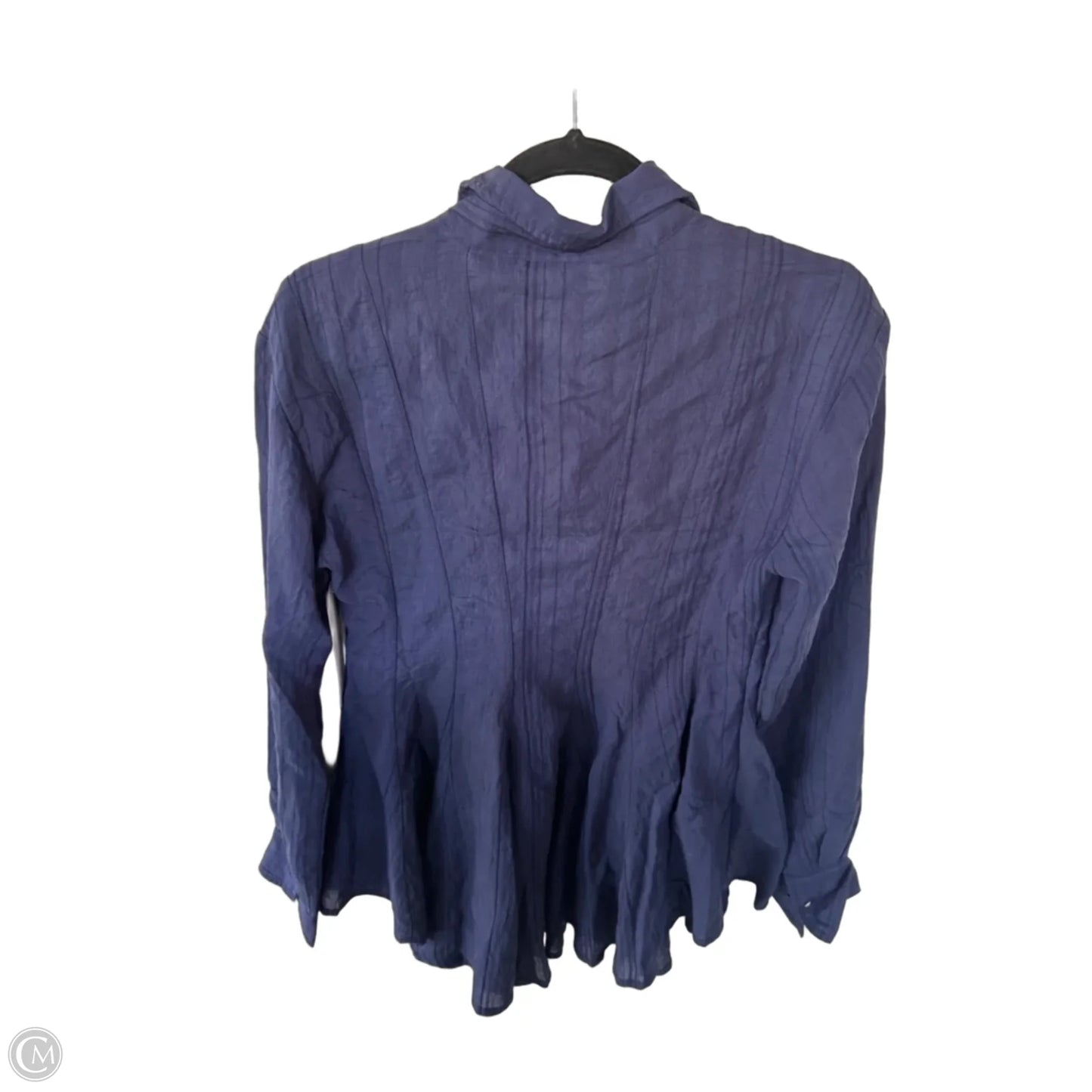 Top Long Sleeve By Maeve In Blue, Size: S