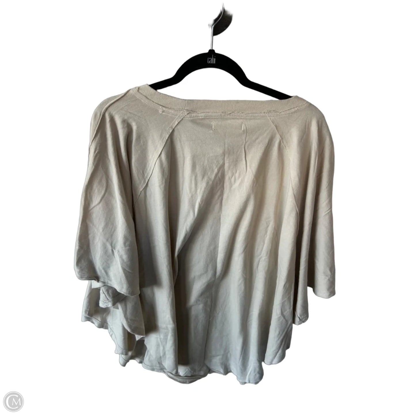 Top Short Sleeve By We The Free In Beige, Size: Xl