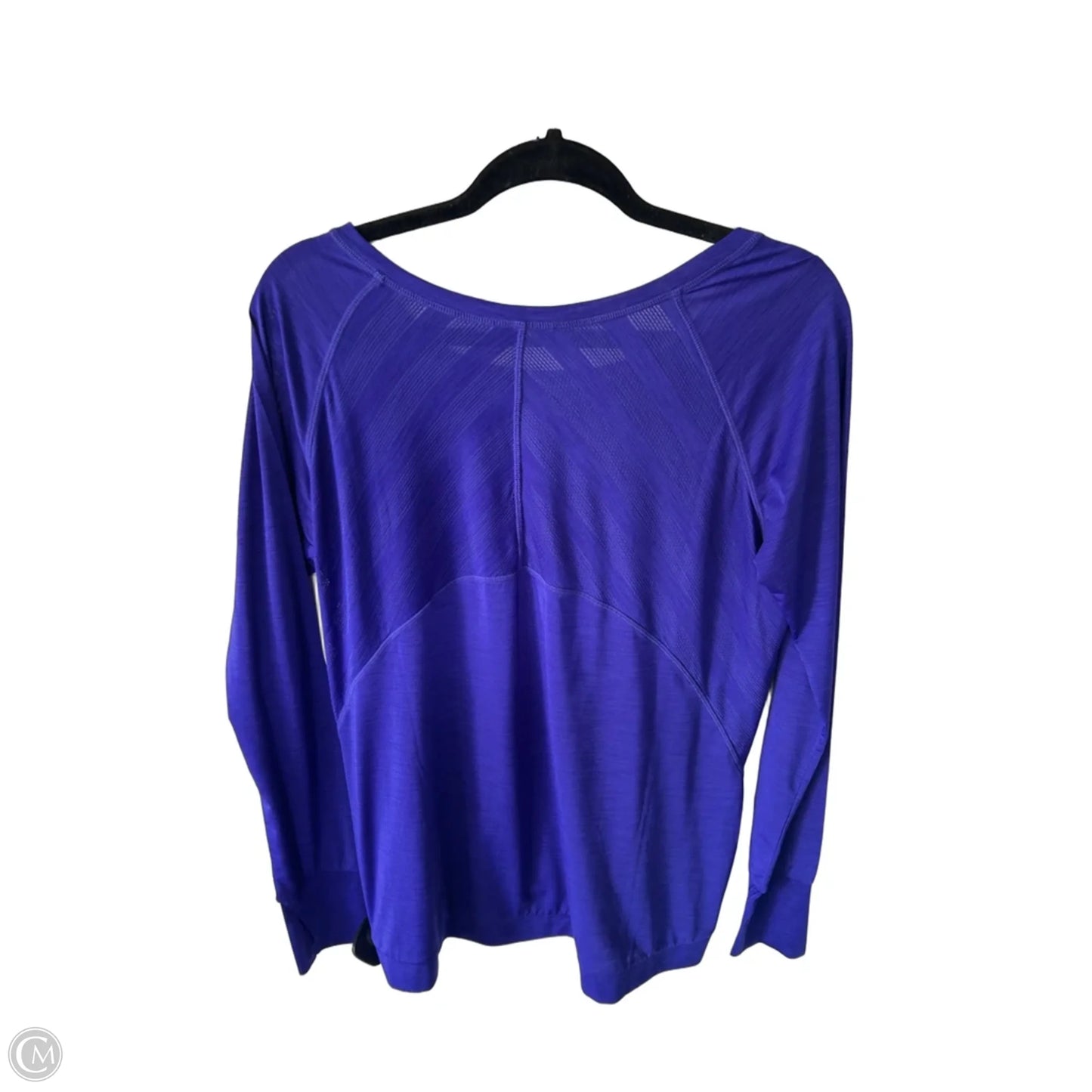 Athletic Top Long Sleeve Crewneck By Athleta In Purple, Size: M