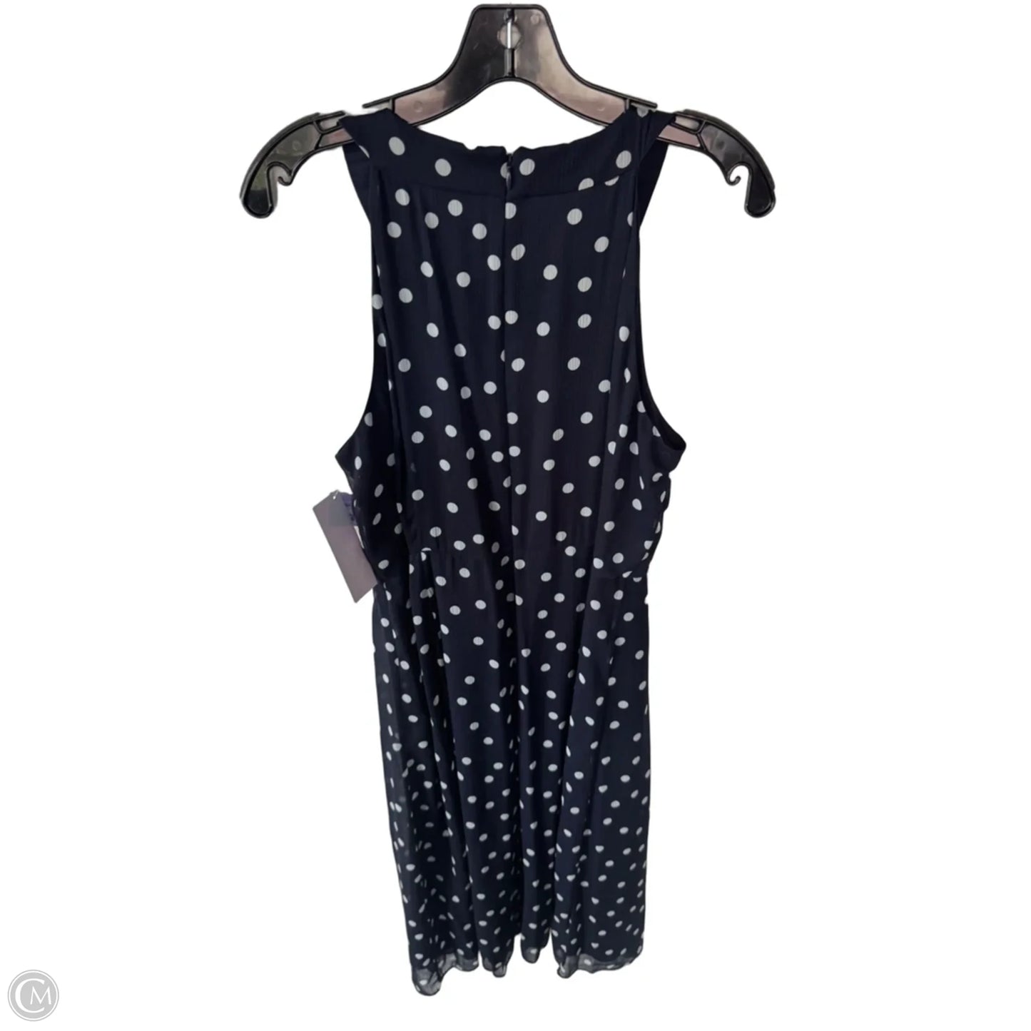 Dress Casual Midi By Tommy Hilfiger In Blue & White, Size: L