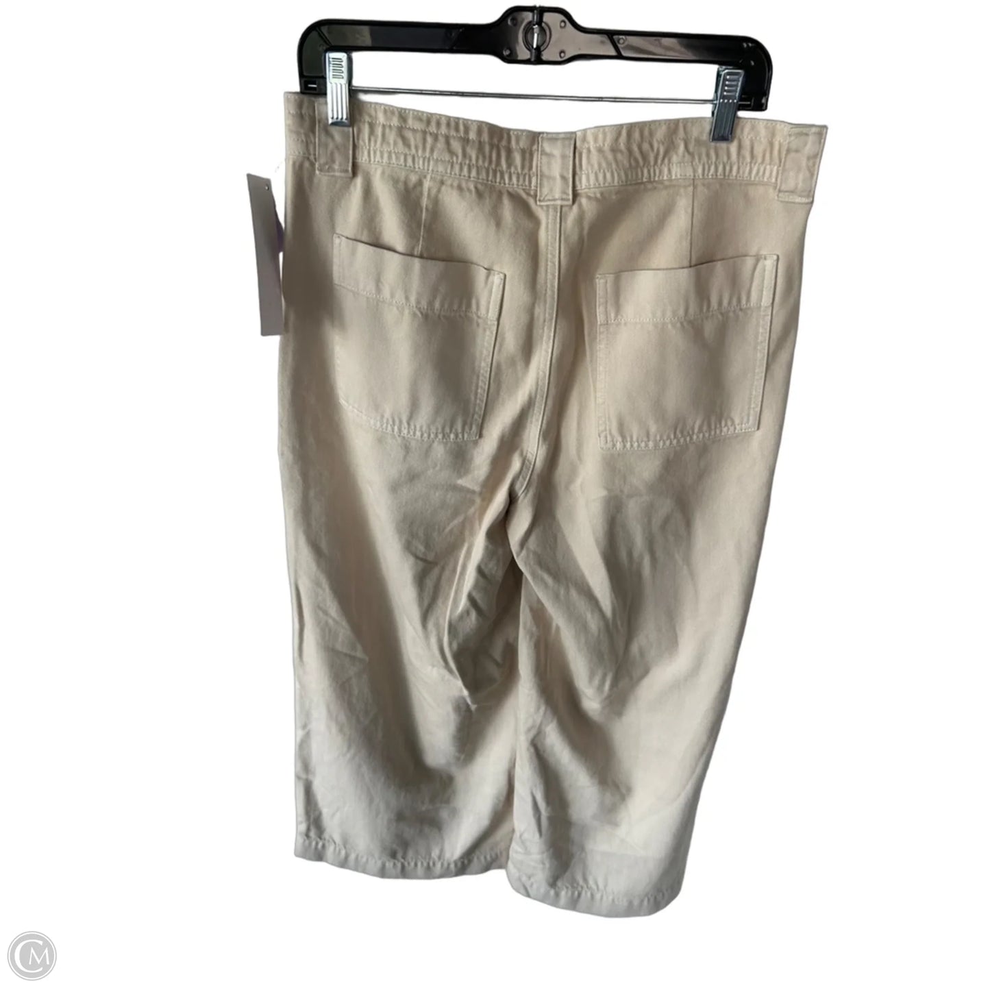 Jeans Wide Leg By Joes Jeans In Cream Denim, Size: 12