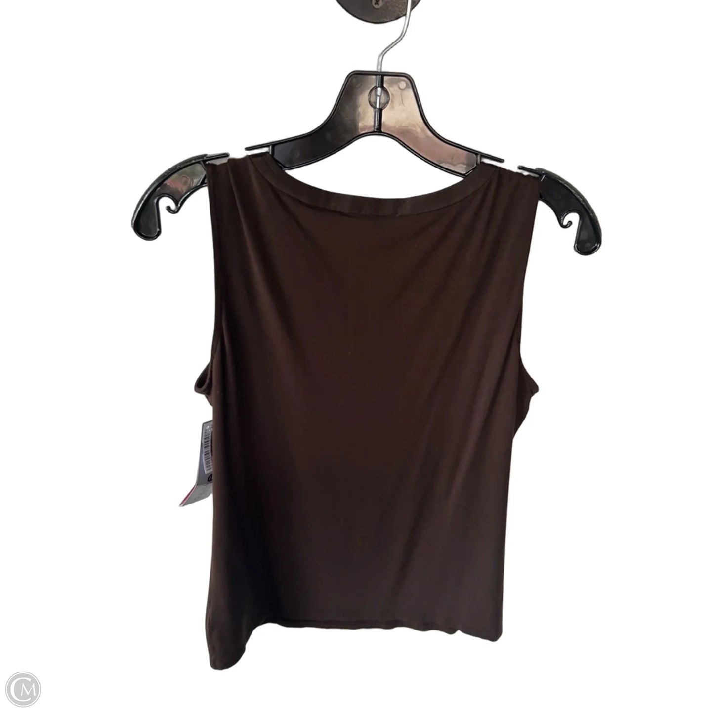 Top Sleeveless Basic By Talbots In Brown, Size: Mp