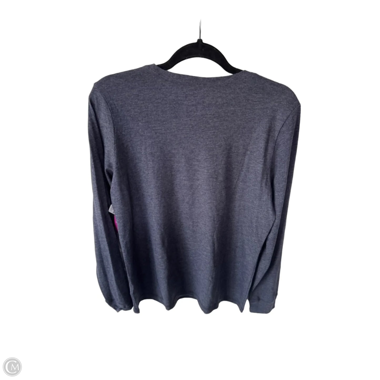 Top Long Sleeve Basic By Vineyard Vines In Blue & White, Size: S