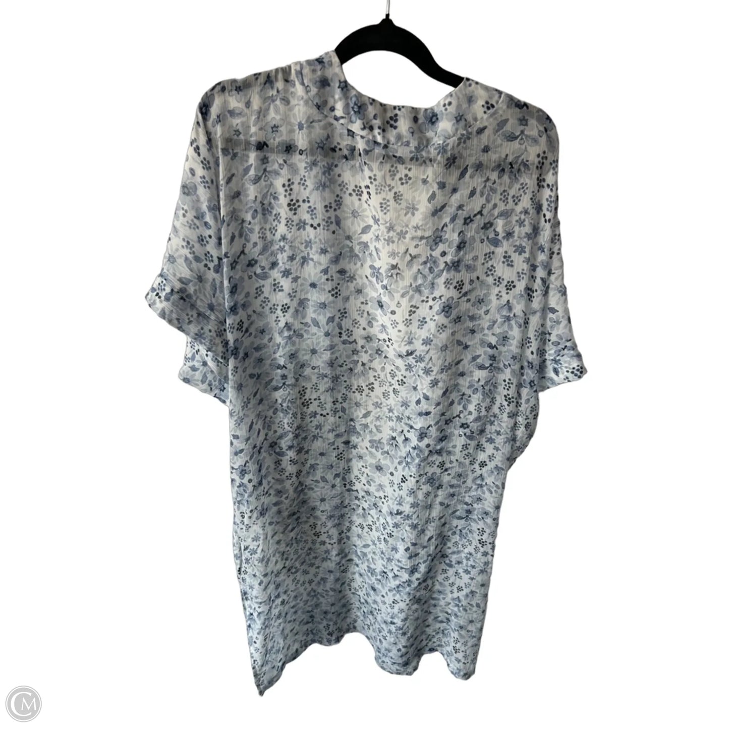 Kimono By Rachel Zoe In Blue & White, Size: Osfm