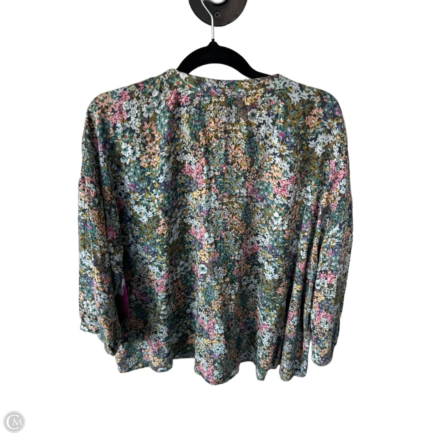 Top Long Sleeve By J. Jill In Green, Size: L