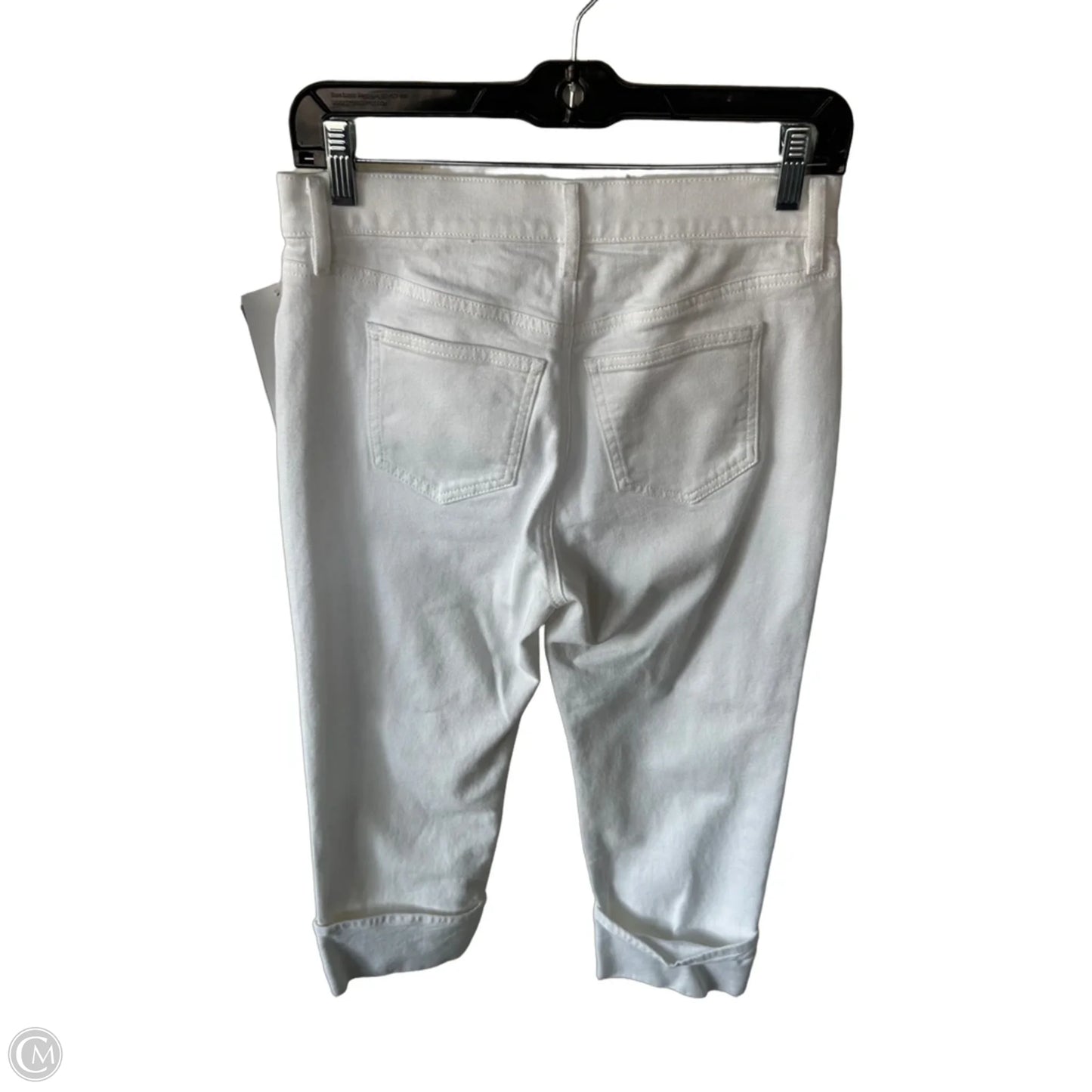 Jeans Straight By Ann Taylor In White Denim, Size: 4p