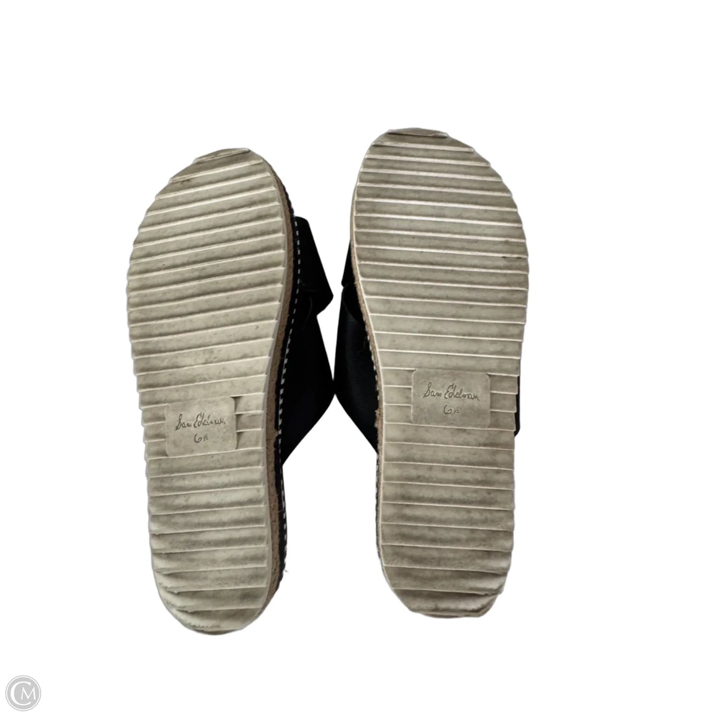 Sandals Flats By Sam Edelman In Black, Size: 6.5