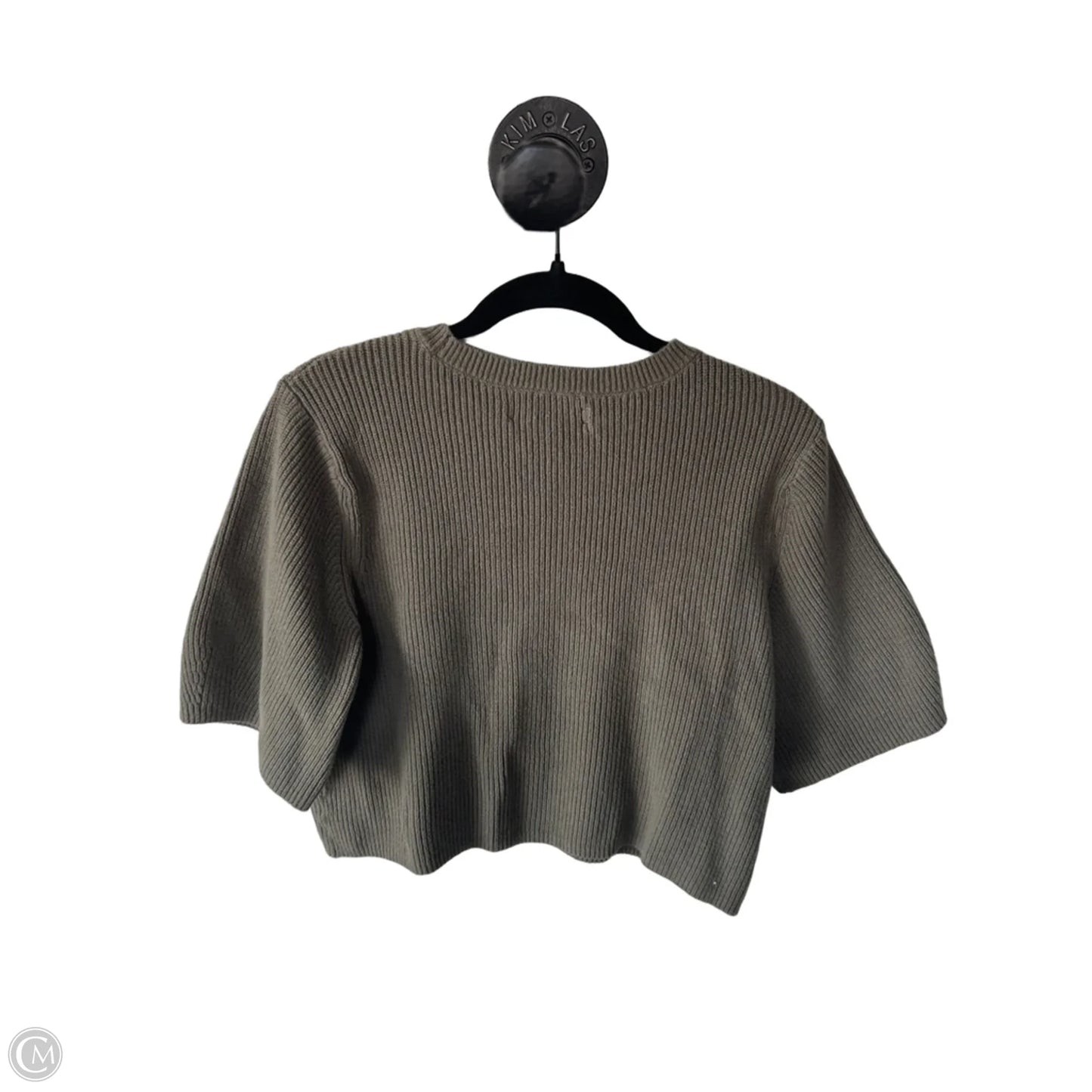 Sweater Short Sleeve By Loft In Green, Size: S