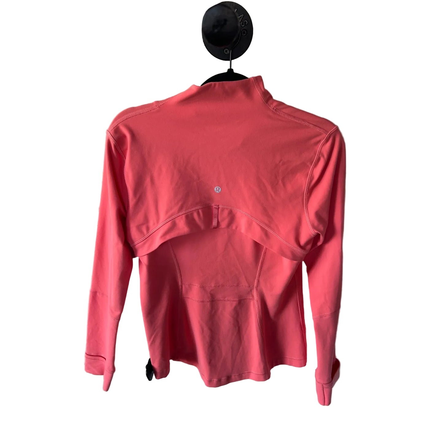 Athletic Jacket By Lululemon In Orange, Size: M