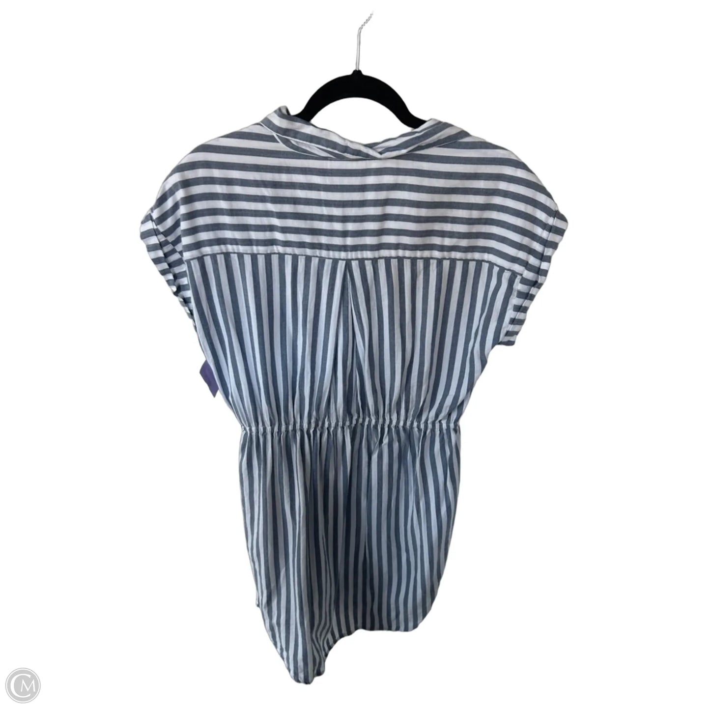 Dress Casual Midi By Japna In Blue & White, Size: L