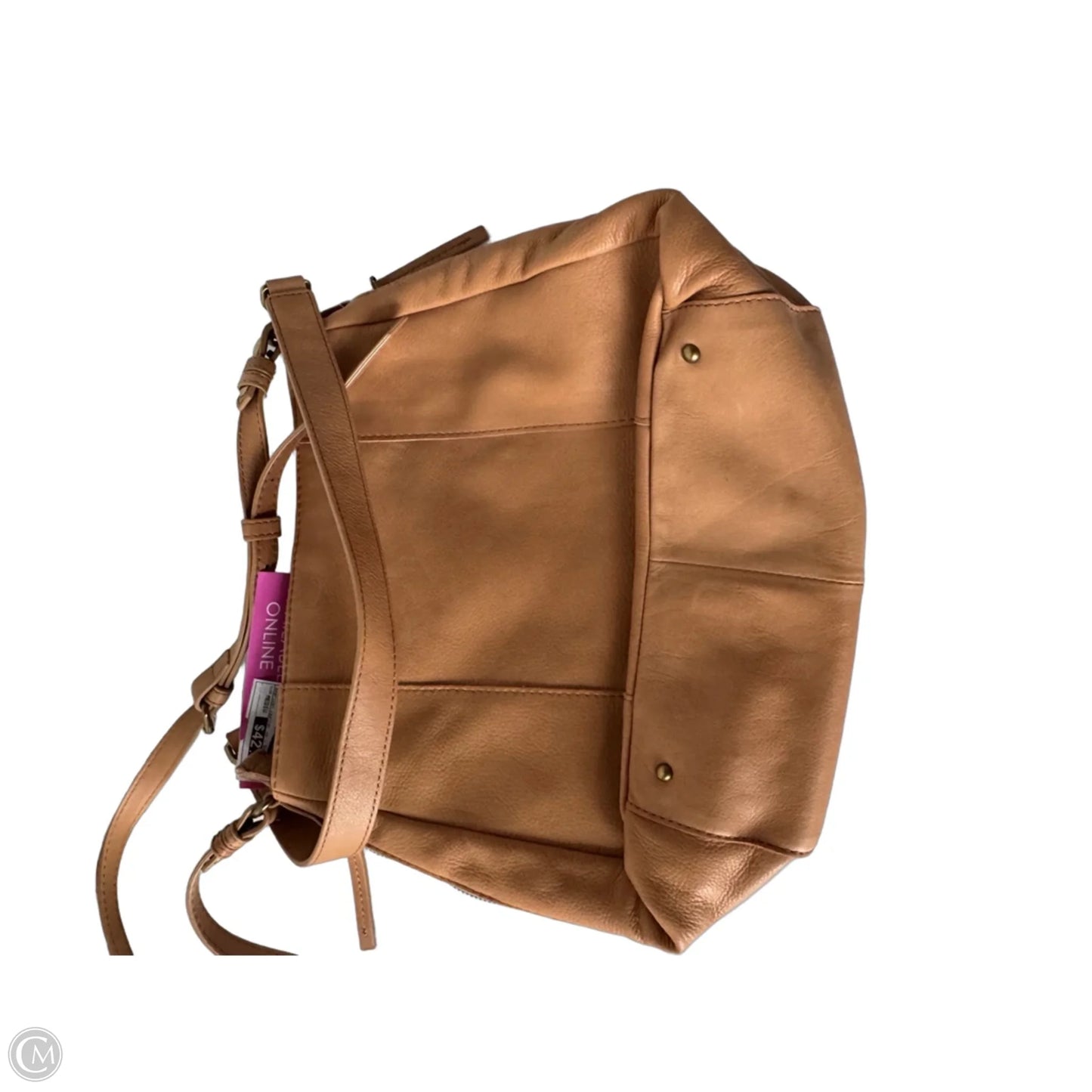 Handbag Leather By Cmc, Size: Medium