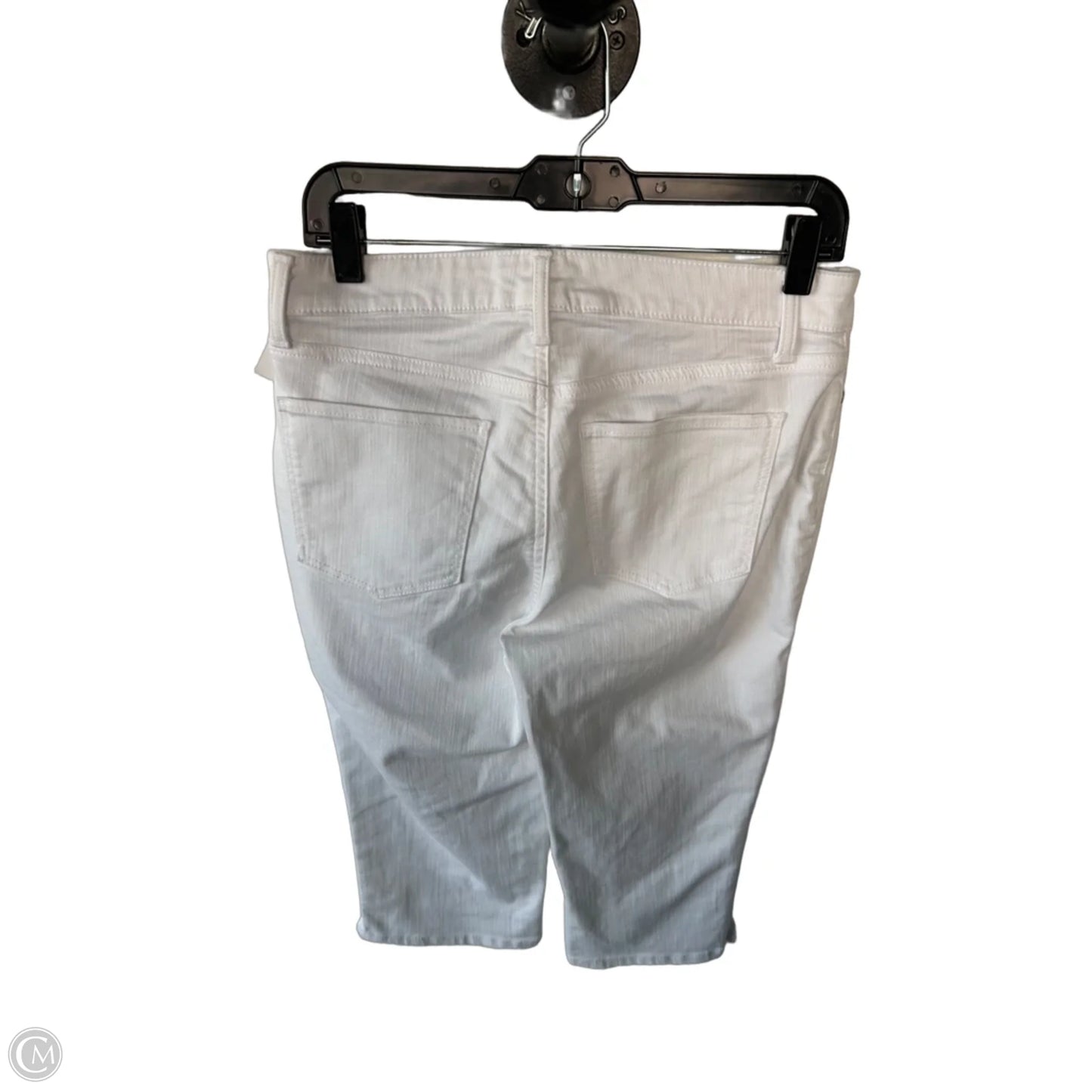 Jeans Cropped By Talbots In White Denim, Size: 6p