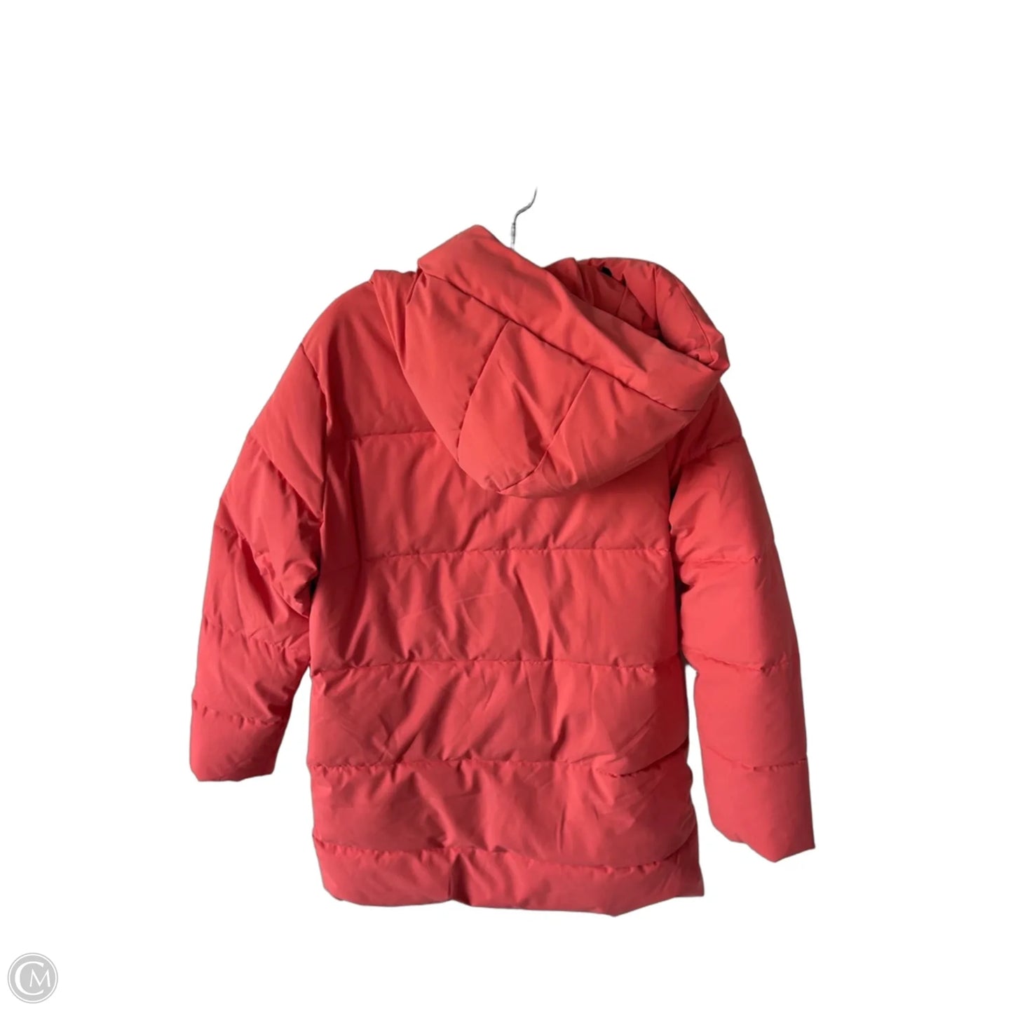 Coat Puffer & Quilted By Cmb In Orange, Size: M