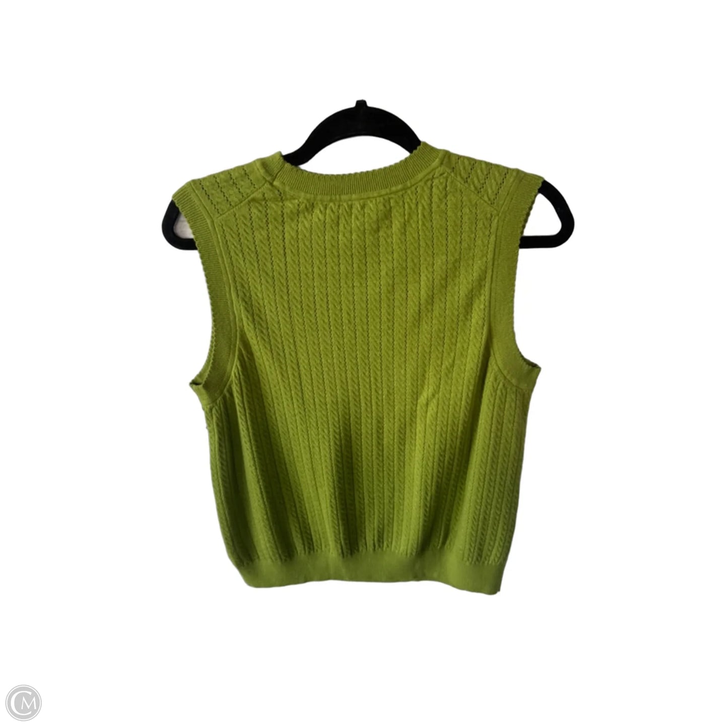 Vest Sweater By Free Assembly In Green, Size: Xl