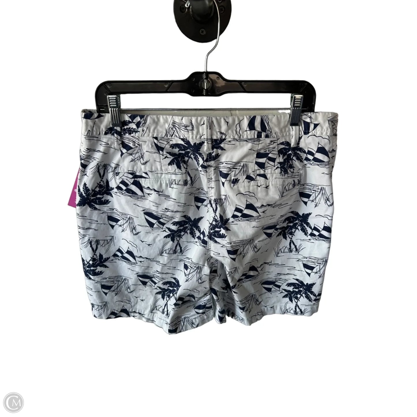 Shorts By Talbots In Blue & White, Size: 10